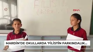 Mardin&rsquo;de okullarda &lsquo;Filistin Farkındalık Etkinlikleri&rsquo; d&uuml;zenlendi