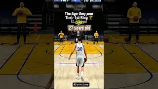 The age they won their first ring #shorts #nba #trending #basketball #nba2k26