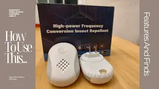 Easy to Use Indoor Ultrasonic Insect and Pest Controllers