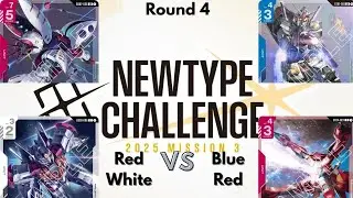 Gundam Card Game GD02 Newtype Challenge 3 Round 4 RW Ping vs BR Aggro