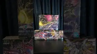 HG DESTINY GUNDAM SPEC II & ZEUS SILHOUETTE Boxart with Freedom& Justice #gundam #gunpla