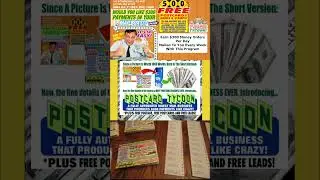 Earn $300 Per Sale Mailing Postcards | Join Postcard Tycoon Today!