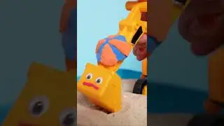 Mini Blippi Excavator Toytime! #digger | Cars & Truck Videos for Kids | #shorts #Blippi
