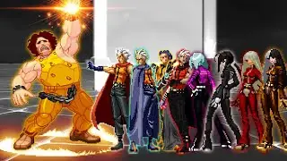 [KOF Mugen] Bomber Hugo Vs Kula Edit, K9999 Team