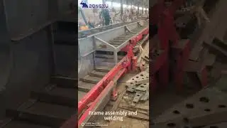 Semi trailer production process  #lowbedtrailer #trailer #semitrailer  #customtrailer