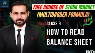 Class 6 &ndash; How to Read a Balance Sheet | Multibagger Formula Course (Hindi)
