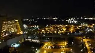 Night view from top of Bay Lake Tower, Walt Disney World