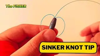 How To Tie Weight To Fishing Line | BEST WAY to Add Ball Sinker!