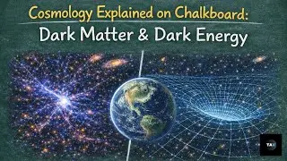 Cosmology Explained on Chalkboard: Dark Matter & Dark Energy