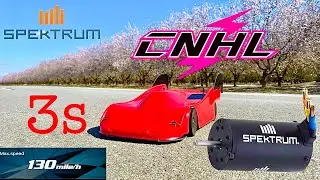 Spektrum 2050kv on 3s 130mph  #speedrun 1/8 gt