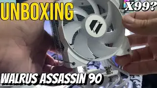 Unboxing Walrus Assassin 90, funciona no LGA 2011-3 (x99)?