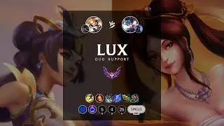Lux Support vs Sona - EUW Master Patch 12.6