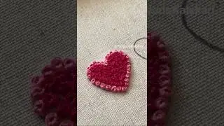 Hand Embroidery designs - Embroidery work design #shorts #embroidery #satinstitch