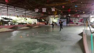 Patin D&acirc;n Tiến Back slide acid toe.
