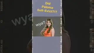 WYA PALOMA!?!? Did she self-evict? #bblf #bb24 #bigbrother
