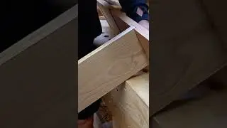Through tenons on this little shaker style shelf, Shaker shelf with wedged Tenons
