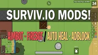 surviv io   2d battle royale game  siendo hacker 7:00 :D