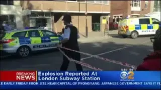 Explosion Reported At London Subway Station