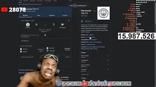 iShowSpeed Reacts To Man City 6-0 RB Leipzig 😂