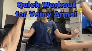 How to get Veiny arms quick! Workout to Get Veins popping in 5 minutes.