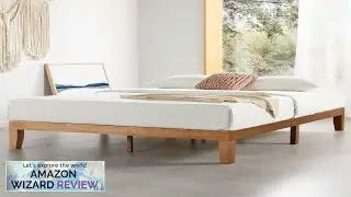 Mellow Naturalista Classic 12 Inch Solid Wood Platform Bed with Wooden Review