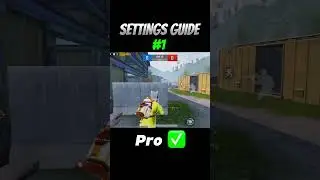 Best pro player setting #gaming #gamesettings #shortsfeed #viralvideo #trending