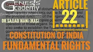 Article 22 | Protection against arrest and detention
