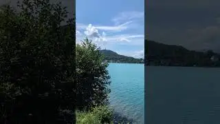 Blue Lake #lake #sweetwater #nature #naturelovers #w&ouml;rthersee #clearwater #swimming  #clouds