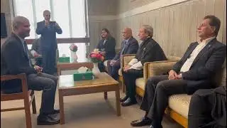 Pakistan's National Assembly Speaker, Indian FM Hold Brief Interaction in Dhaka
