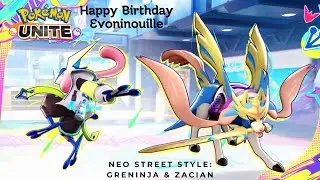 Pok&eacute;mon Unite With Viewers Battle Pass Neo Street Style Greninja Zacian Livestream @evoninouille_25
