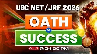 OATH OF SUCCESS 🔥| Target UGC NET And JRF 💪💯 | UGC NET JUNE 2026