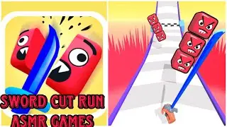 Sword Cut Run Gameplay! Very Satisfying and Relaxing ASMR TikTok