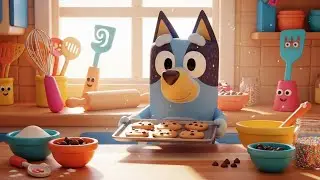 Bluey Chased a Rolling Cookie 🍪🐶 | Kids Songs & Nursery Rhymes