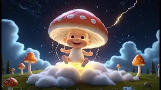 Fortnite Baby Mushroom Rode the Lightning | Nursery Rhymes for Kids & Baby Songs