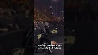 UCW color commentator Buck Nutz gets destroyed by a fierce opponent!