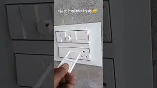 Electrician new trick experiment video || ⚡💡 #board #wiring #electrician #switch