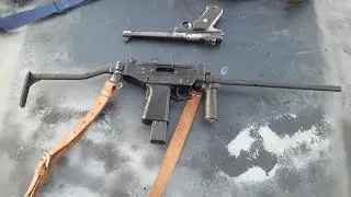 micro uzi rifle semi auto with custom 22lr conversion Israeli imi reweld