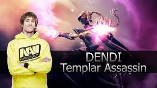 Dendi играет на Templar Assassin в Dota 2