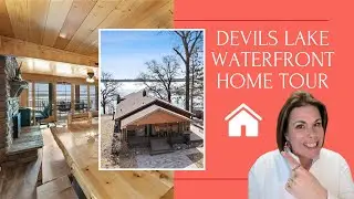 Modern Cabin w/ Bunkhouse + 2 Garages | Devils Lake Waterfront Home Tour