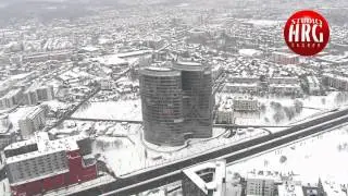 SKY OFFICE - Aerial TV footage