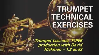 🎺🎺🎺 Trumpet Lessons with David Hickman  -Tone production 1,2 and 3 [Breath Attack]