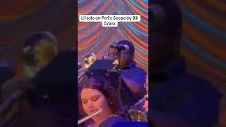 Snippet of my solo from Bill Evans&rsquo; &ldquo;Peri&rsquo;s Scope&rdquo; with the College of duPage Jazz Ensemble 🎺
