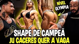 JU CACERES MOSTRA MELHOR SHAPE DA SUA VIDA