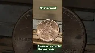Lincoln cents 1995 no mint mark close am