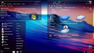 Тема Windows 7 Ultimate Full Glass