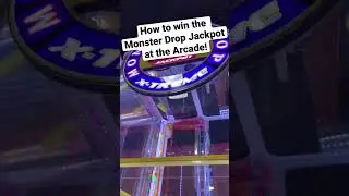 MONSTER DROP JACKPOT ARCADE HACK! (HOW TO WIN!) #shorts