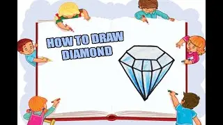 HOW TO DRAW DIAMOND | THINGS DRAWING DIAMOND GEM STONE | EASY DRAWING TUTORIAL STEP BY STEP #shorts