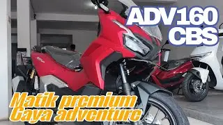 Review Honda ADV 160 CBS Solid Matte Red‼️Cakep Parah Bolo