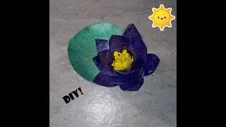 How to make simple and beautiful DIY lotus flower decoration piece using cereal box covers