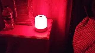 Red Light Therapy for Sleep, Red Night Light, Touch Dimmable 670NM Light Lamp for Adults & Kids, Nig